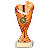 COPPER/WHITE PLASTIC 'SABRE' CUP ASSEMBLED ON MARBLE (1in CEN) - 7in